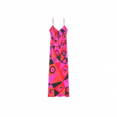 PUCCI OCCHI PRINT SILK DRESS 6HRI256H723050